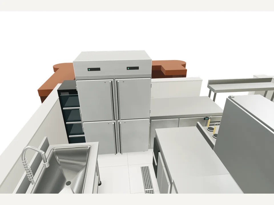 Model proyek Bu Ega · area penyimpanan